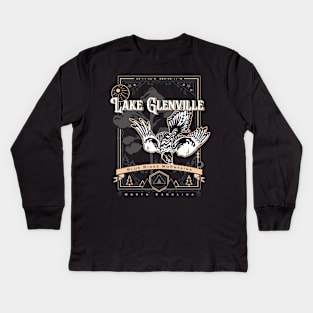 lake glenville nc geobird Kids Long Sleeve T-Shirt